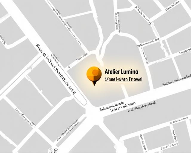 Carte montrant l'emplacement d'Atelier Lumina près de la Place Vendôme à Paris