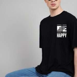 Be happy Oversized Men’s T-Shirt