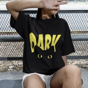 Dark women oversized t shirt