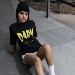 Dark women oversized t shirt